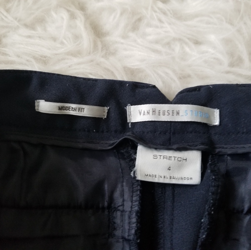 Van Heusen Navy modern pants